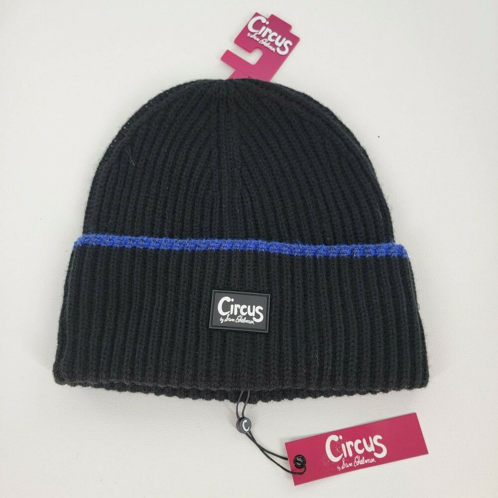 Circus by Sam Edelman Contrast Tipping Hat, Black w/Blue trim, NWT, MSRP $28.00